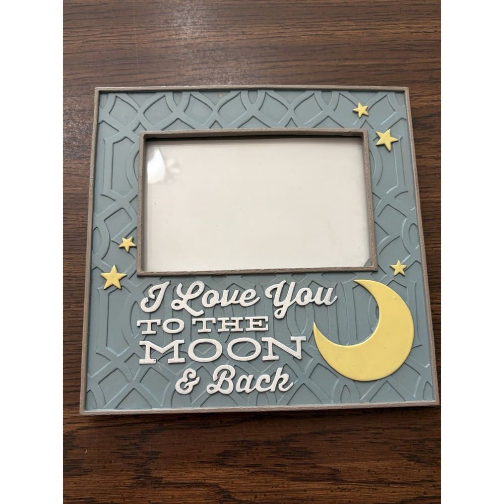 I Love You To The Moon And Back Celestial Wall Hang Photo Frame